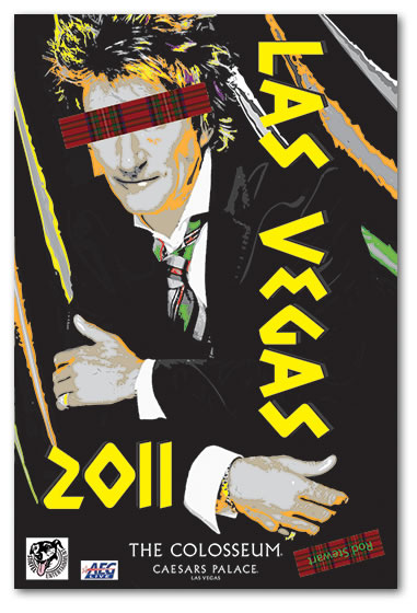 poster Rod Stewart eyes covered