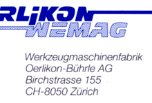 link button to Oerlikon Wemag stationery