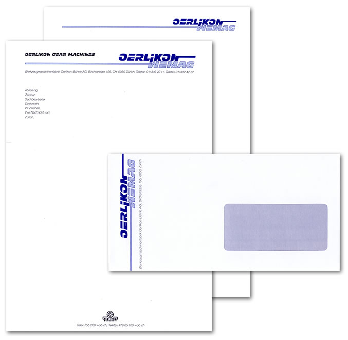 Oerlikon Wemag stationery